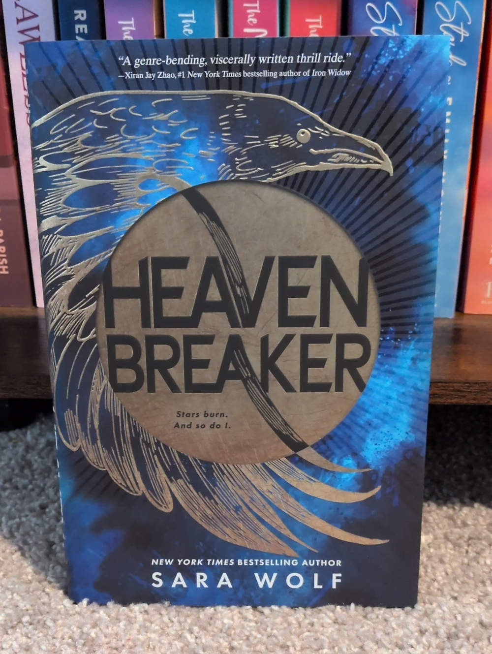 Heavenbreaker by Sara Wolf — Sprayed Edges Hardcover